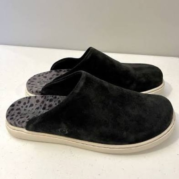 Born Zen Mule Shoe Suede Black and White size 10 - Picture 1 of 15